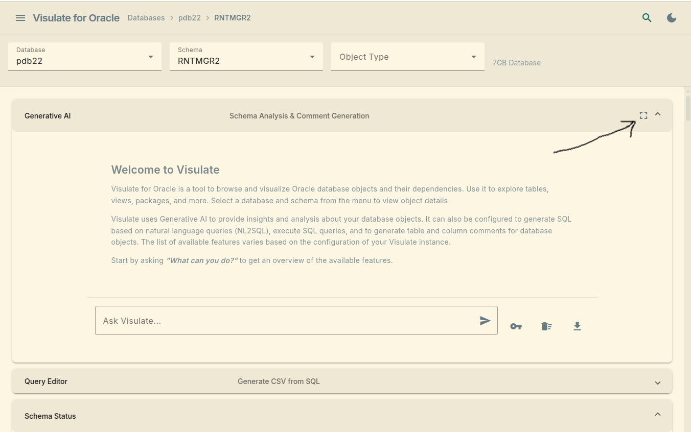 Expanding the AI panel